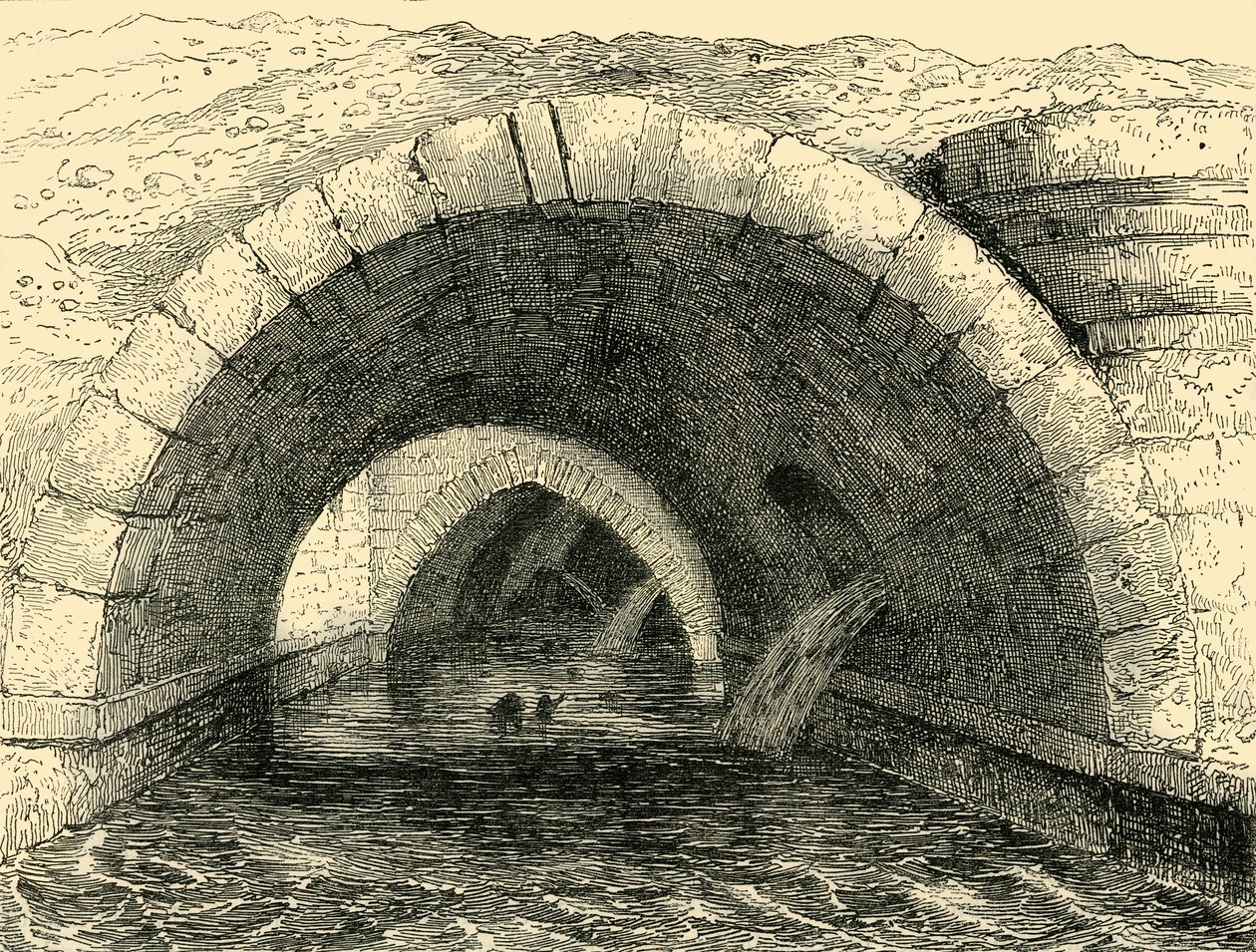 Überreste der alten Holborn-Brücke von Unbekannt