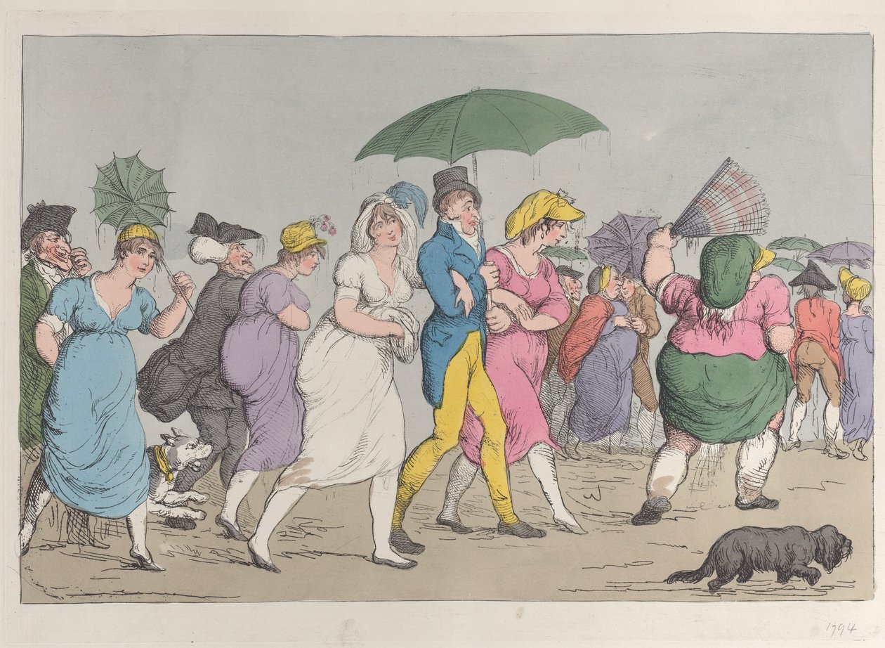 Rückkehr von der Überprüfung Loyal Ducking, Juni 1800 von Unbekannt