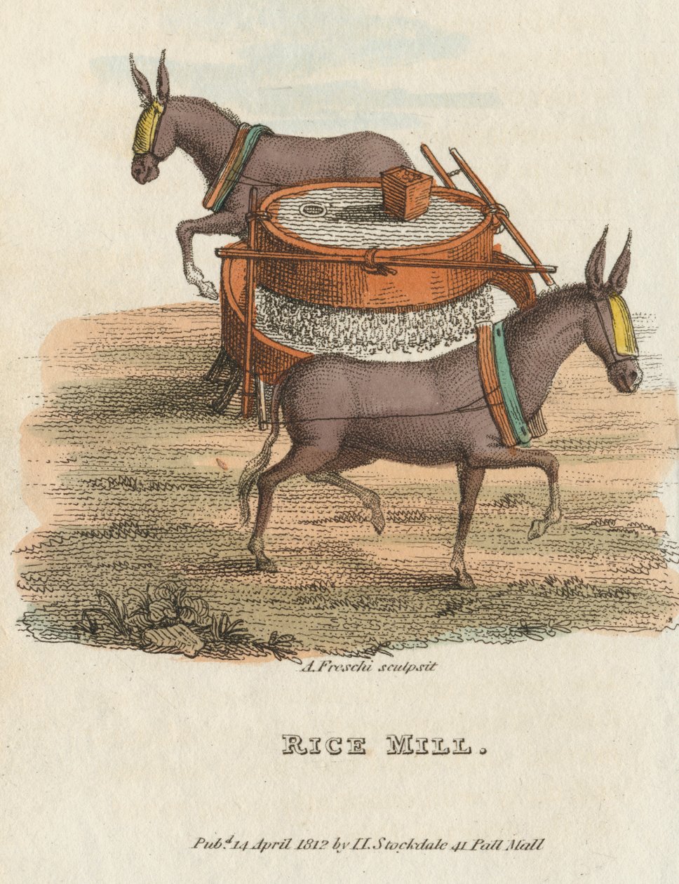 Reismühle, 1813 von Unbekannt