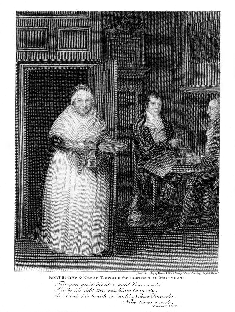 Robert Burns 1759-1796, schottischer Dichter, 1805 von Unbekannt