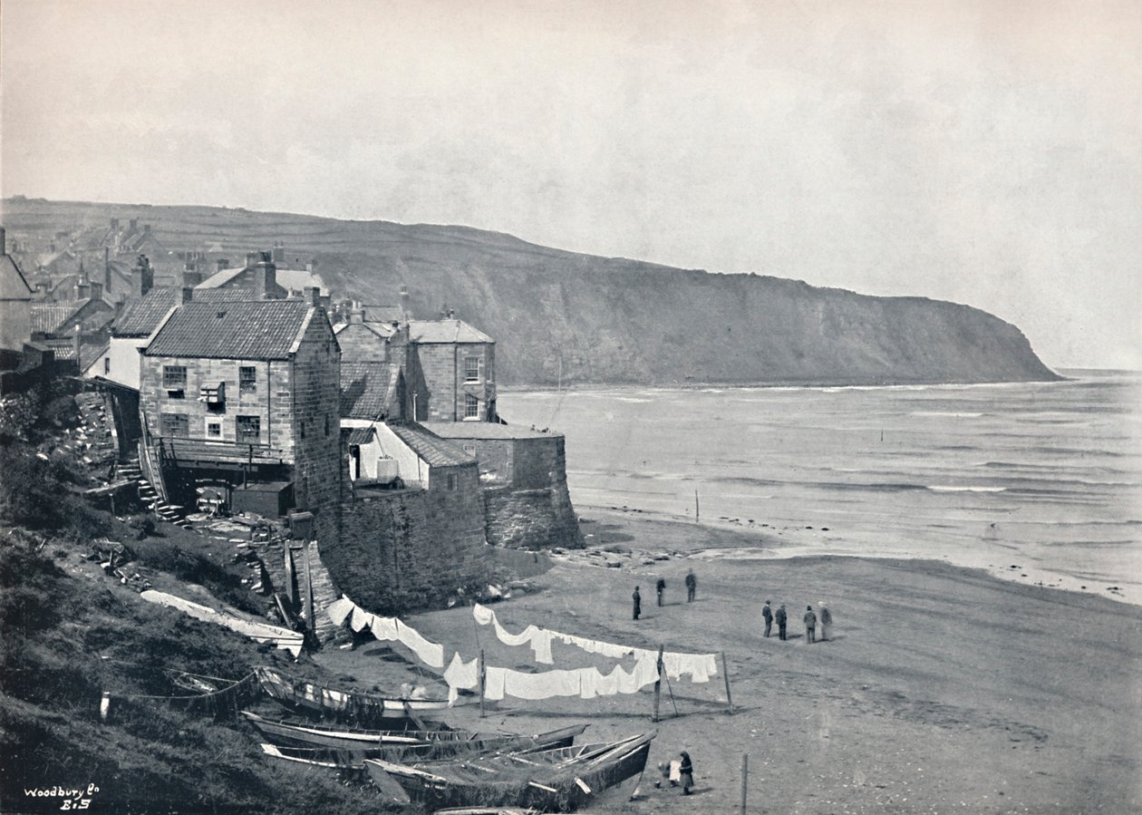 Robin Hoods Bay - Das Dorf und die Bucht, 1895 von Unbekannt