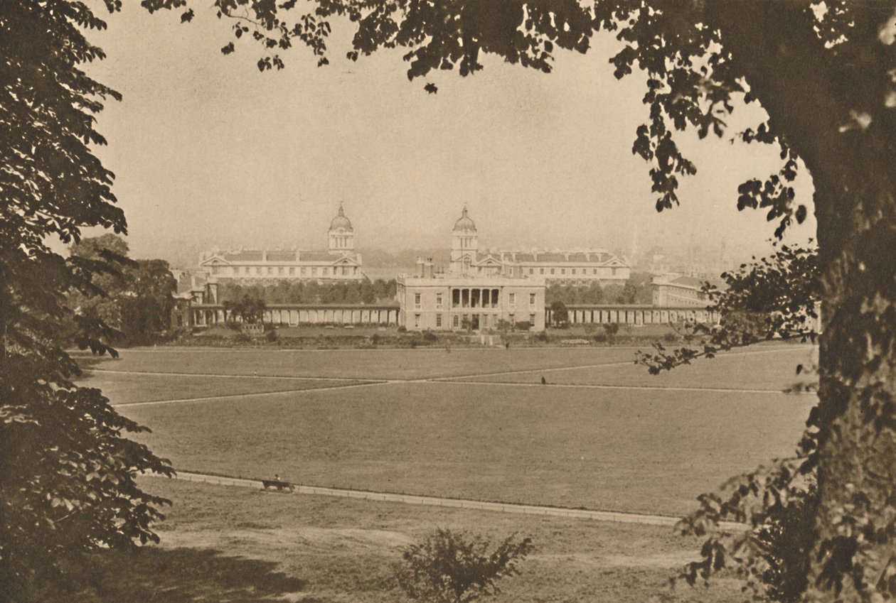 Royal Naval College in Greenwich, ehemals ein Krankenhaus für behinderte Seeleute von Unbekannt