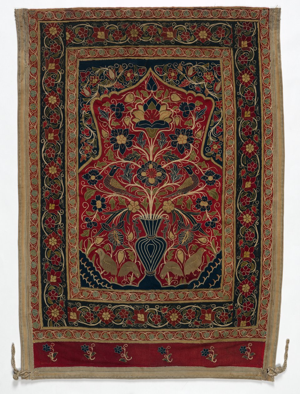 Königliches Rundzelt für Muhammad Shah, Wandpaneel mit einem Paneel B, 1834-1848 von Unbekannt