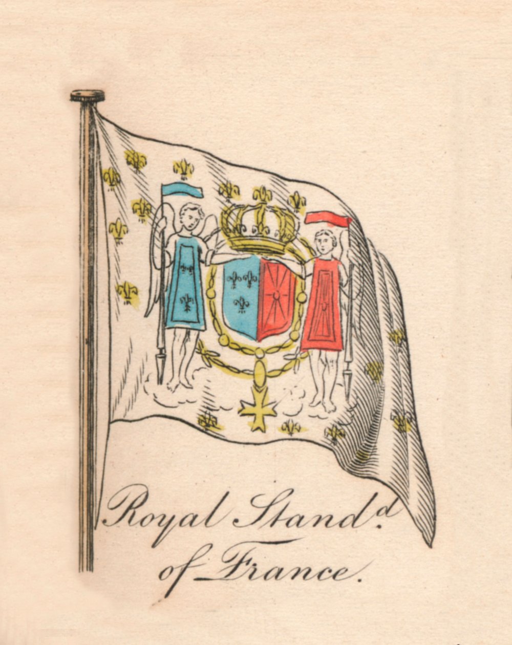 Königliche Standarte von Frankreich, 1838 von Unbekannt