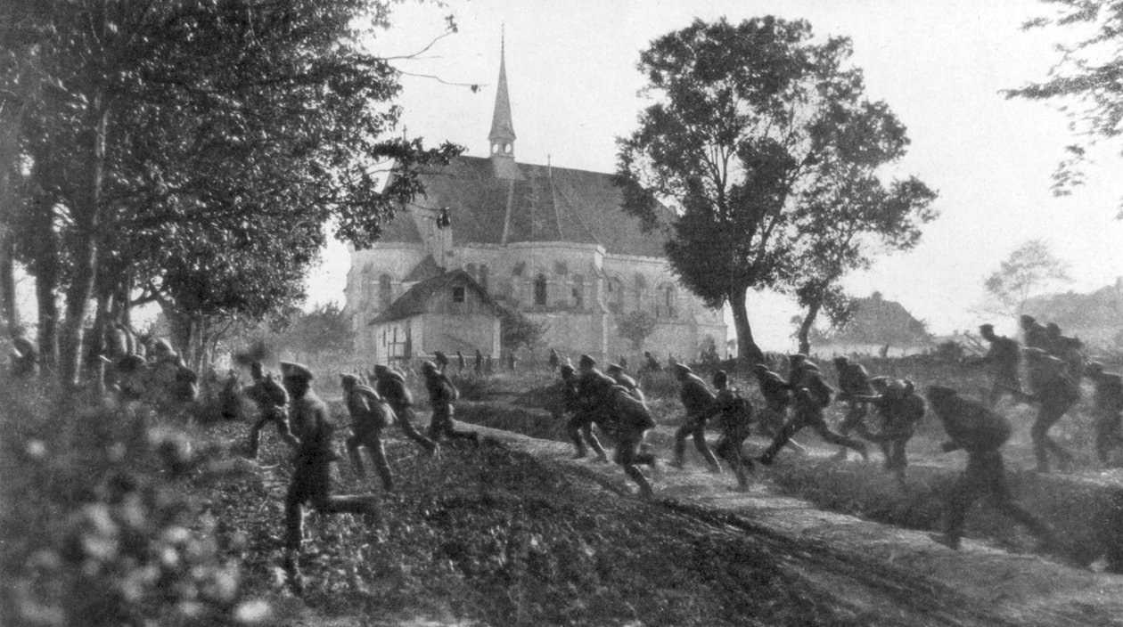 Russische Truppen ziehen sich in Unordnung zurück, Ternopil, Ukraine, Erster Weltkrieg, 1. Juli 1917 von Unbekannt