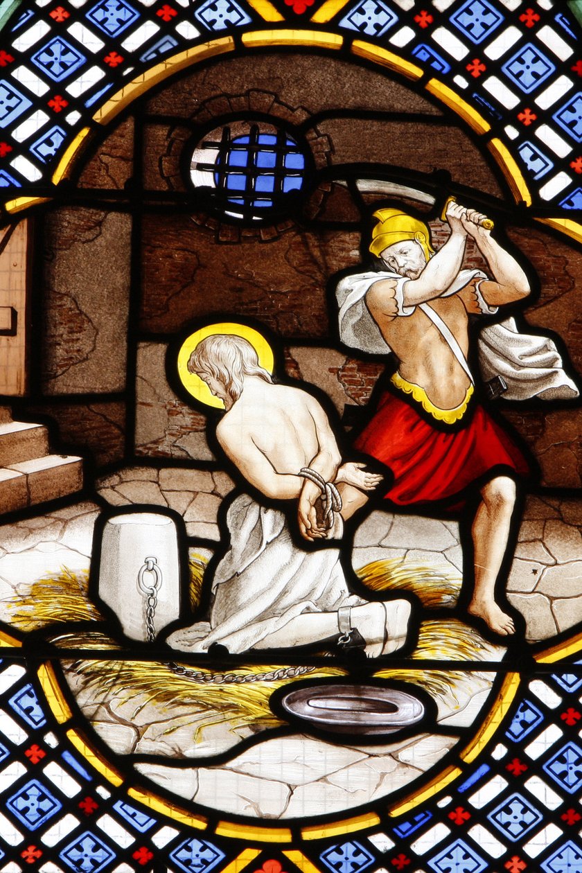 Kathedrale Saint-Corentin, Quimper: Tod von Johannes dem Täufer, Quimper, Frankreich von Unbekannt