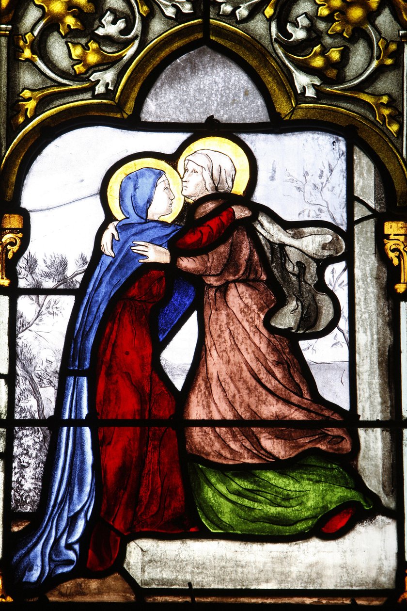 Kathedrale Saint-Corentin, Quimper: Die Heimsuchung, Quimper, Frankreich von Unbekannt