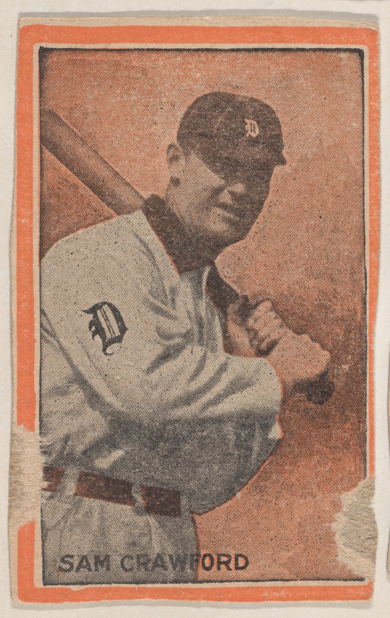 Sam Crawford, aus der Baseball Players Serie W500 Orange Borders von Unbekannt