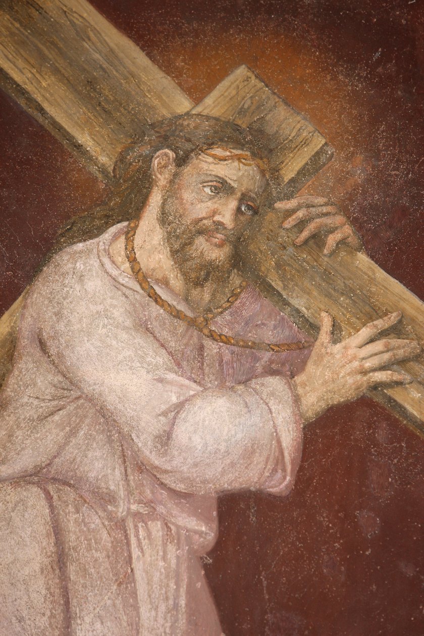 San Jeronimo Kirche. Jesus trägt sein Kreuz Madrid Spanien von Unbekannt