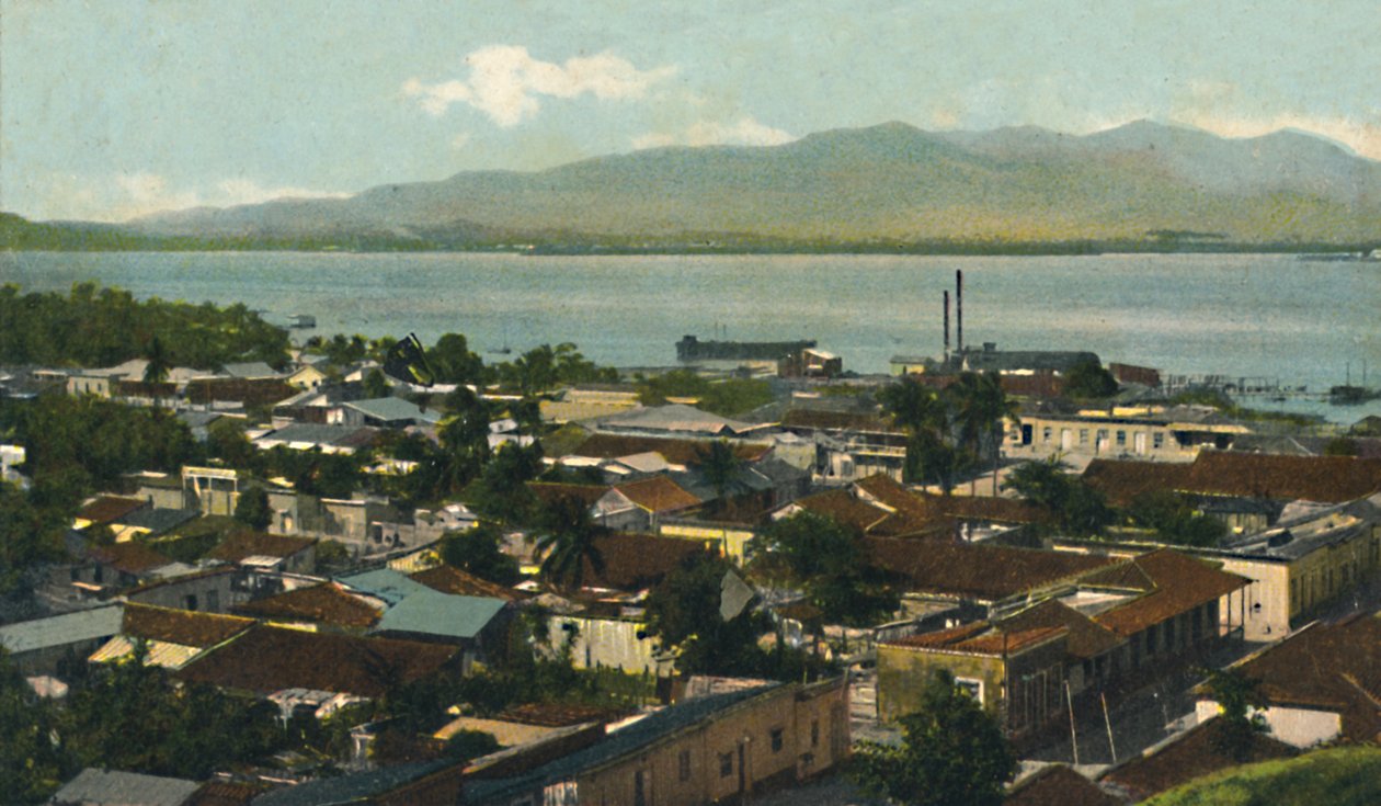 Santiago de Cuba. Teilansicht, um 1910 von Unbekannt
