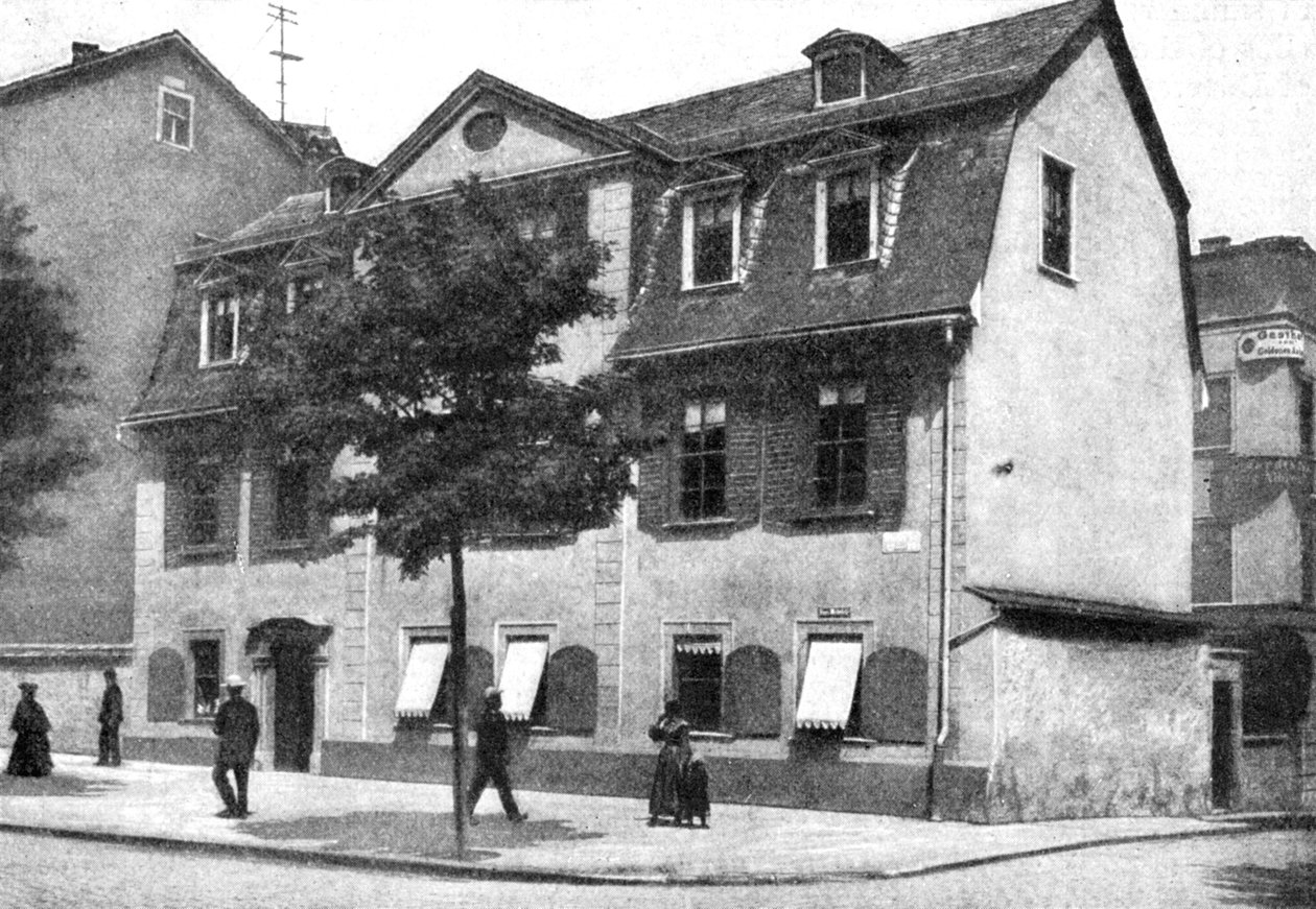 Schillers Haus, Weimar, Deutschland, 1922 von Unbekannt