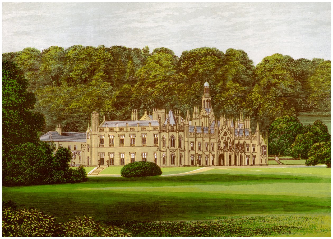 Shelton Abbey, County Wicklow, Irland, Heim des Earl of Wicklow, um 1880 von Unbekannt