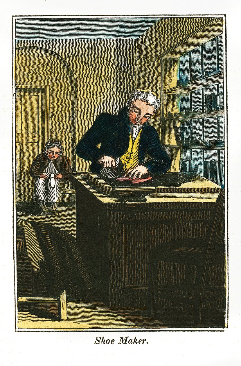 Schuhmacher, 1823 von Unbekannt
