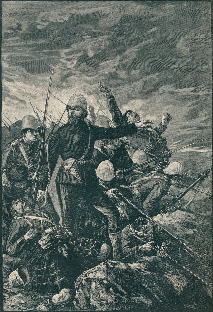 Sir George Colley am Majuba Hill, 1906 von Unbekannt
