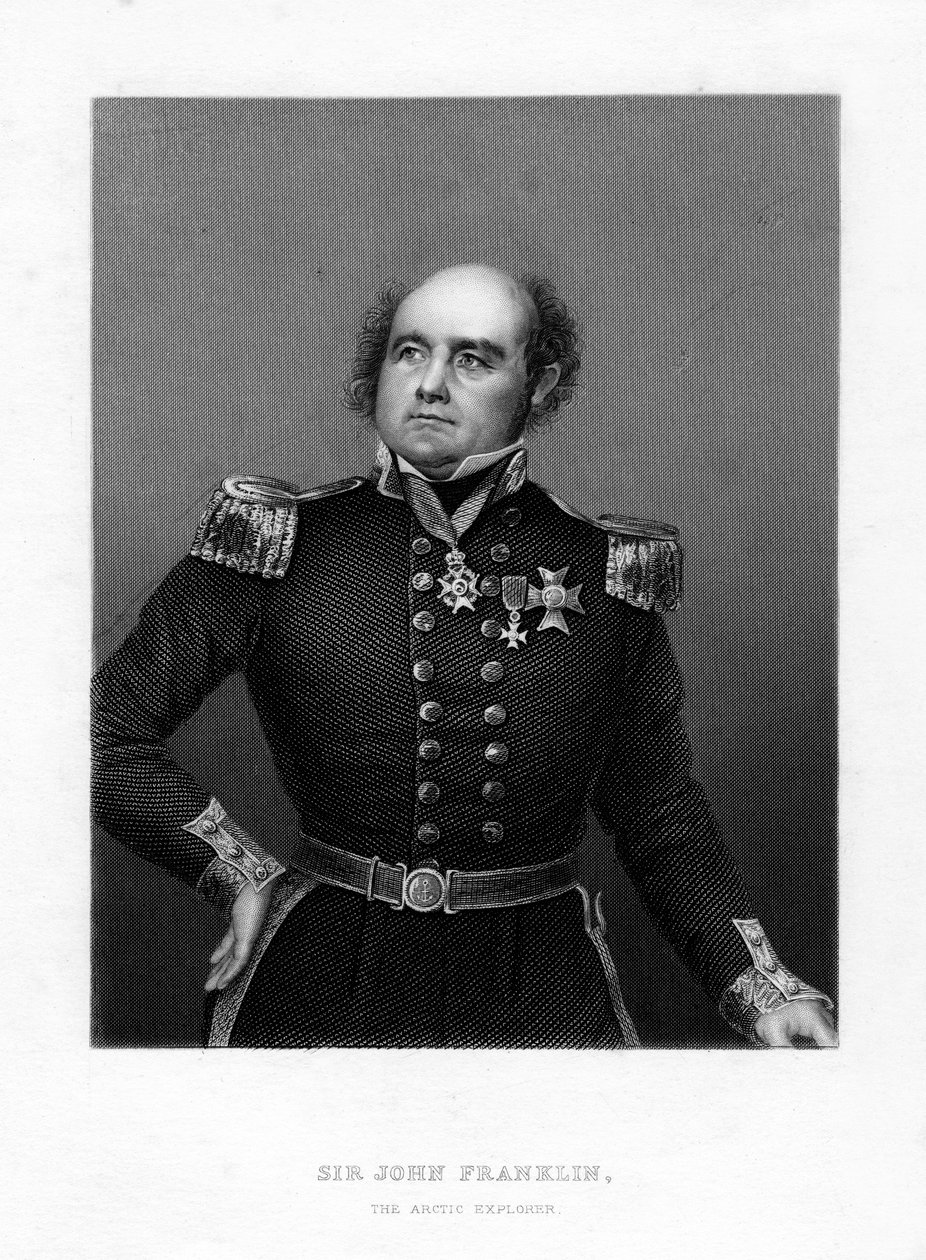 Sir John Franklin, englischer Kapitän und Arktisforscher, 19. Jahrhundert von Unbekannt