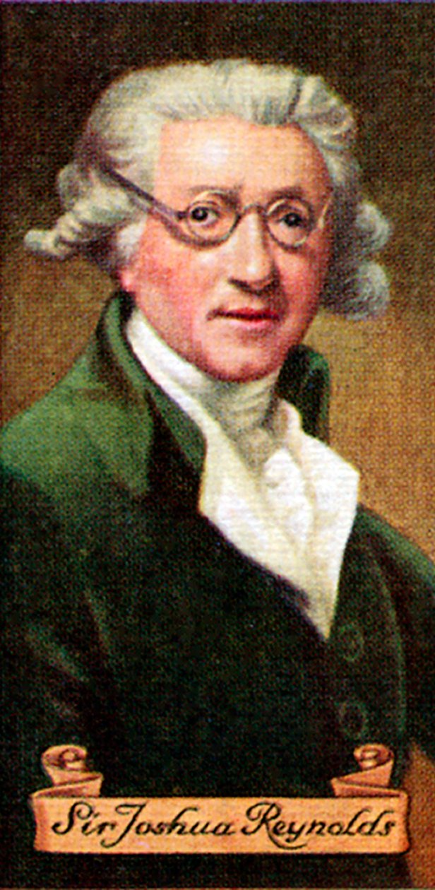 Sir Joshua Reynolds, aus einer Serie von Zigarettenkarten, 1935 von Unbekannt
