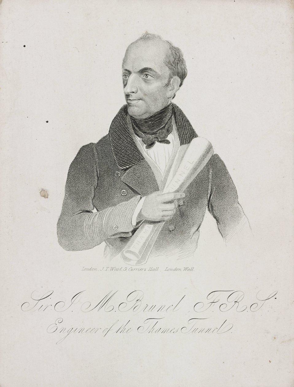 Sir Marc Isambard Brunel, französisch-britischer Ingenieur und Erfinder, ca. 1810er von Unbekannt