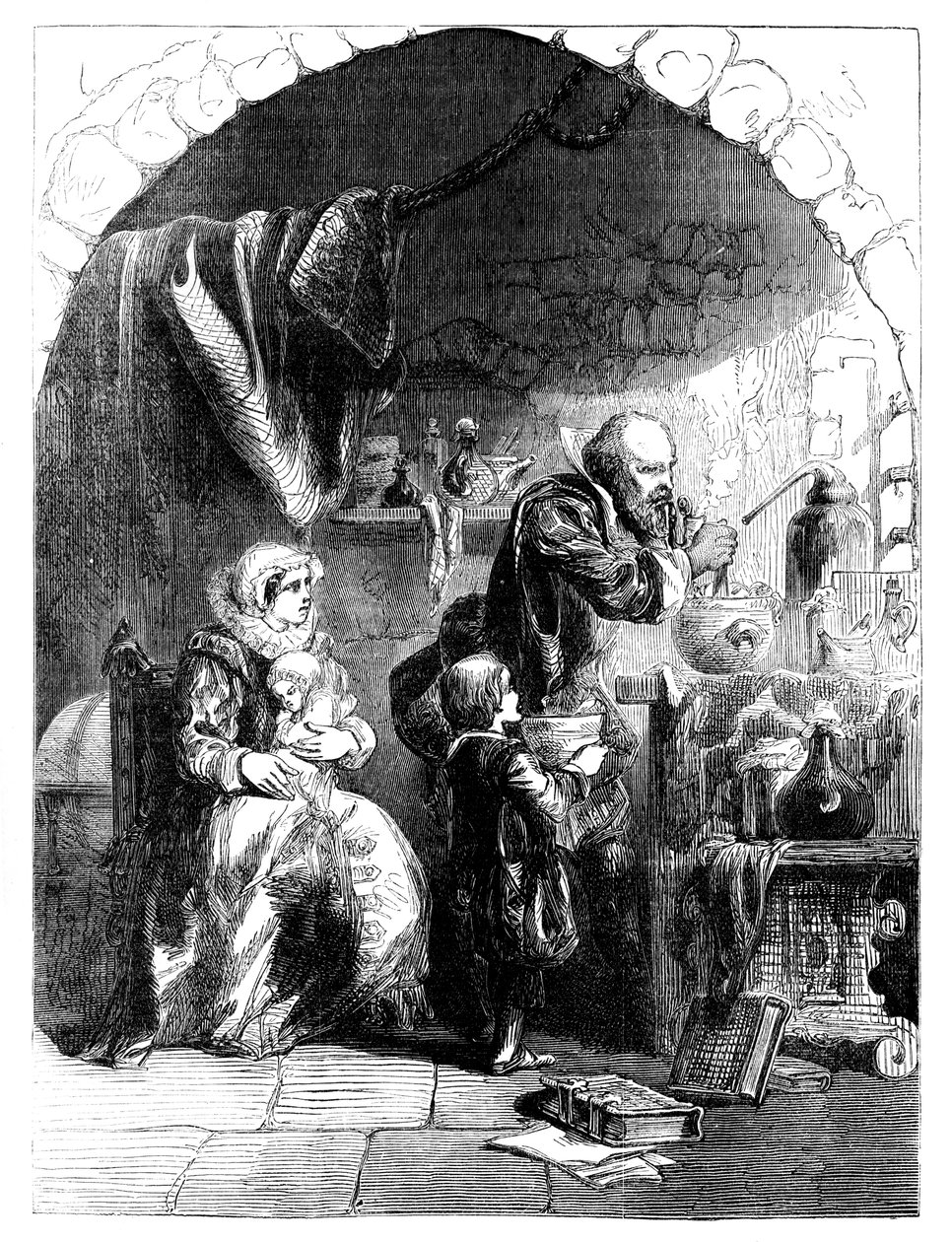 Sir Walter Raleigh 1554-1618 im Gefängnis, um 1902 von Unbekannt