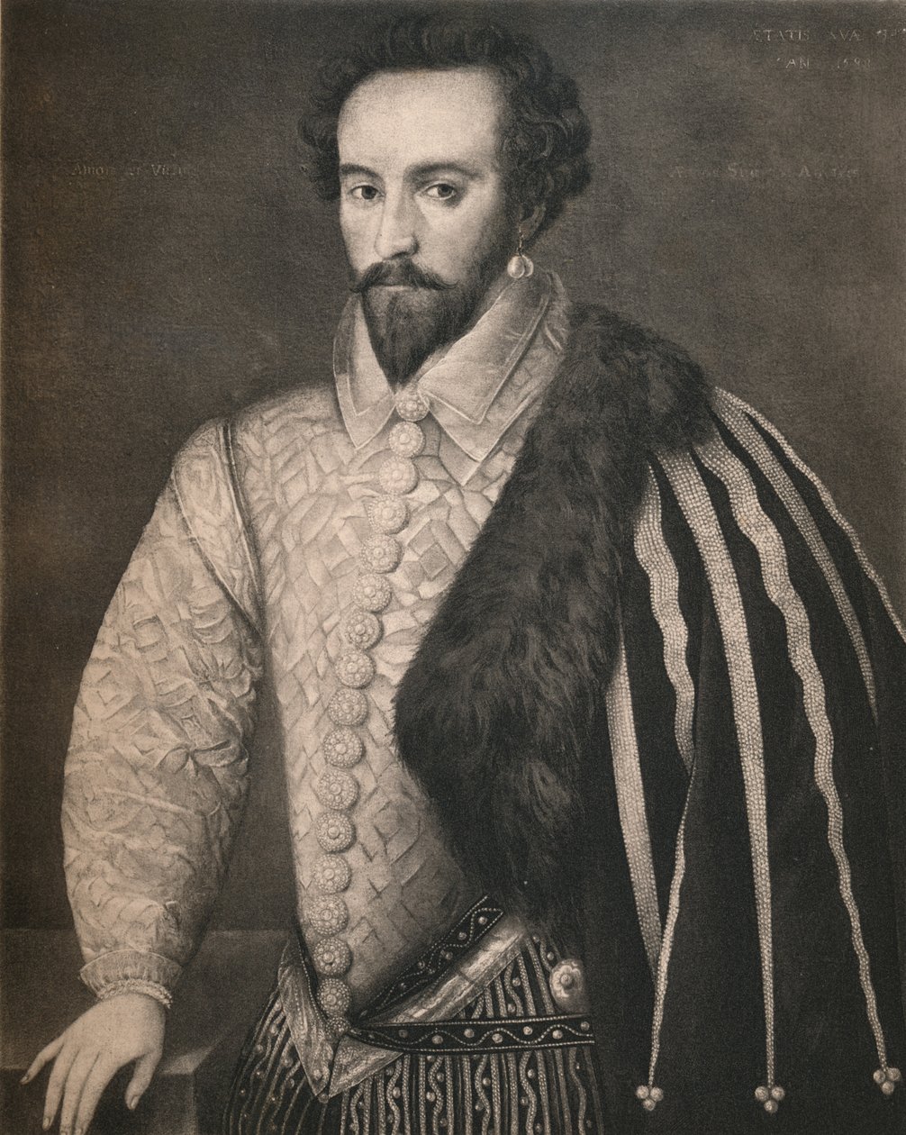 Sir Walter Raleigh, 1588, 1904 von Unbekannt