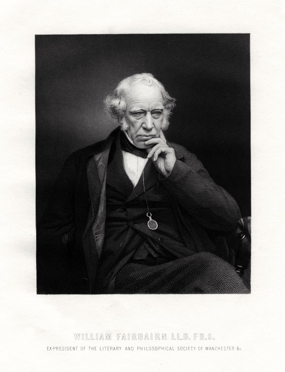 Sir William Fairbairn, 1. Baronet, schottischer Ingenieur, 19. Jahrhundert von Unbekannt