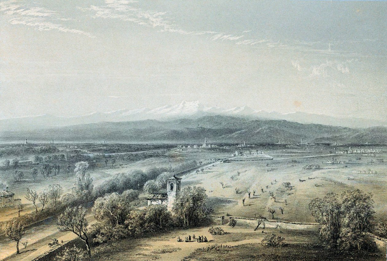 Schauplatz der Schlacht von Magenta, Italien, 4. Juni 1859 von Unbekannt