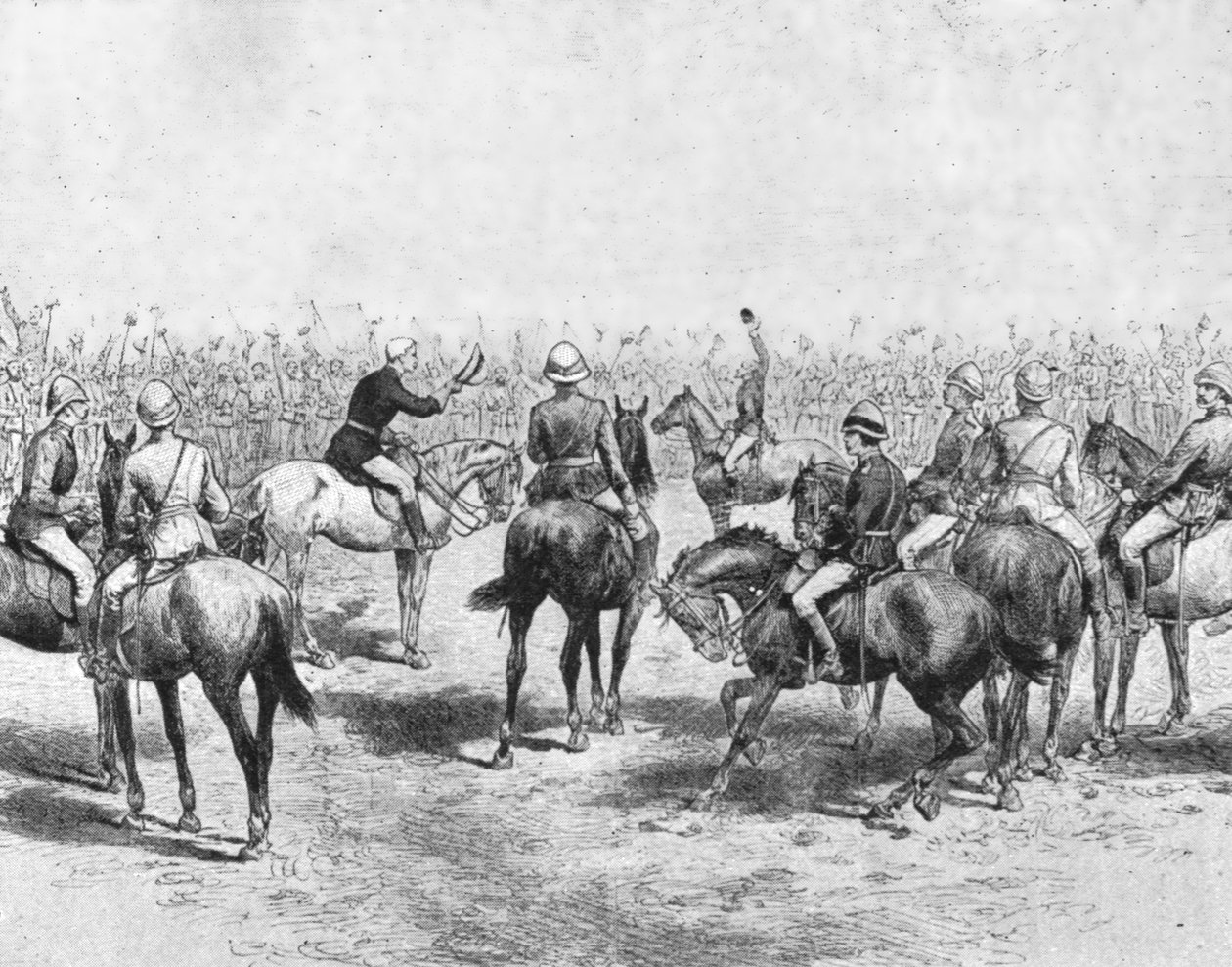 ...Sudan, 1883-85...Wolseley verabschiedet sich von der australischen Infanterie..., 1901 von Unbekannt