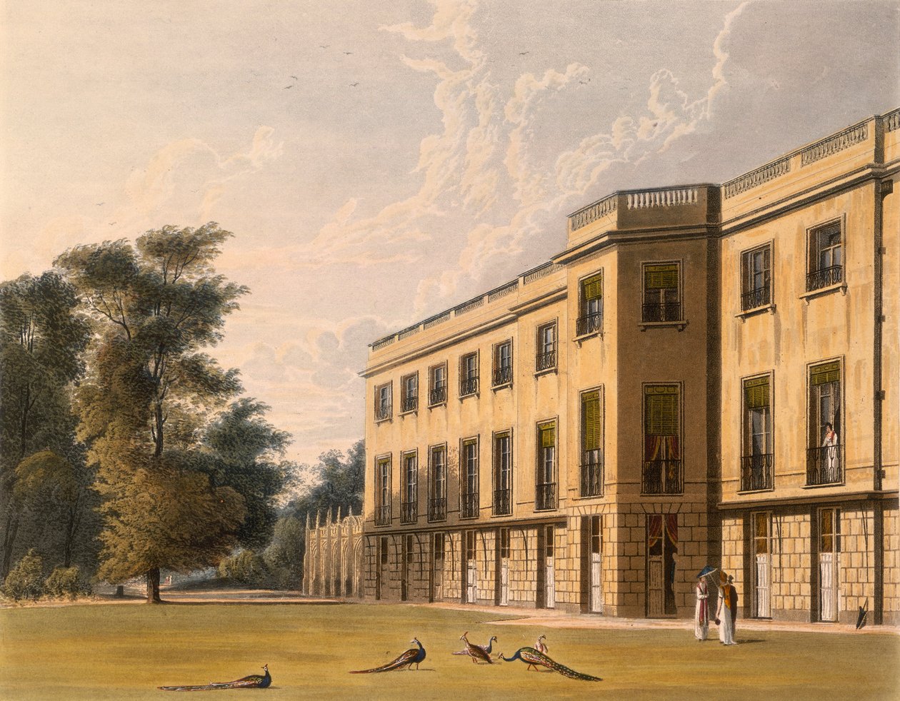Südlicher Eingang des Carlton House, Westminster, London von Unbekannt