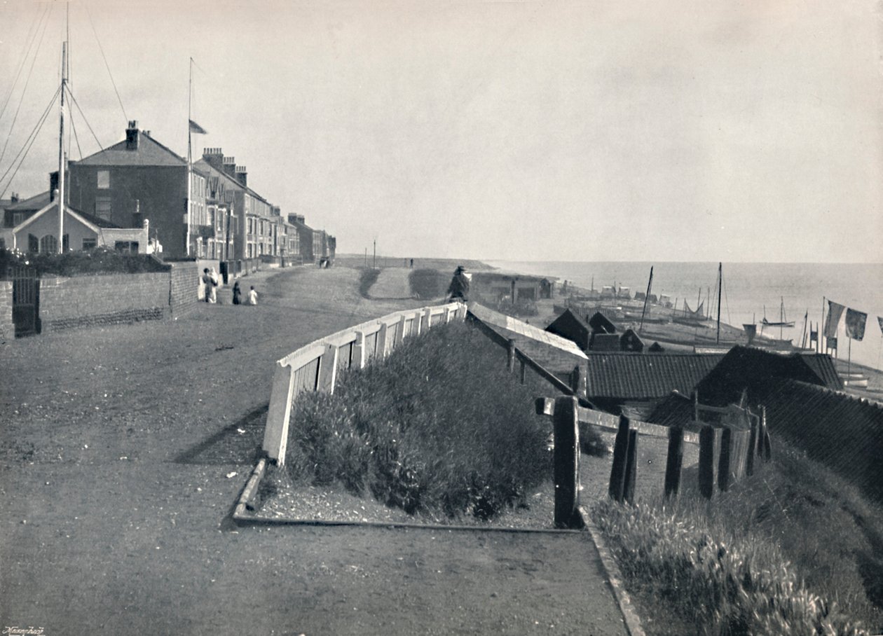 Southwold - Die Nordklippe, 1895 von Unbekannt