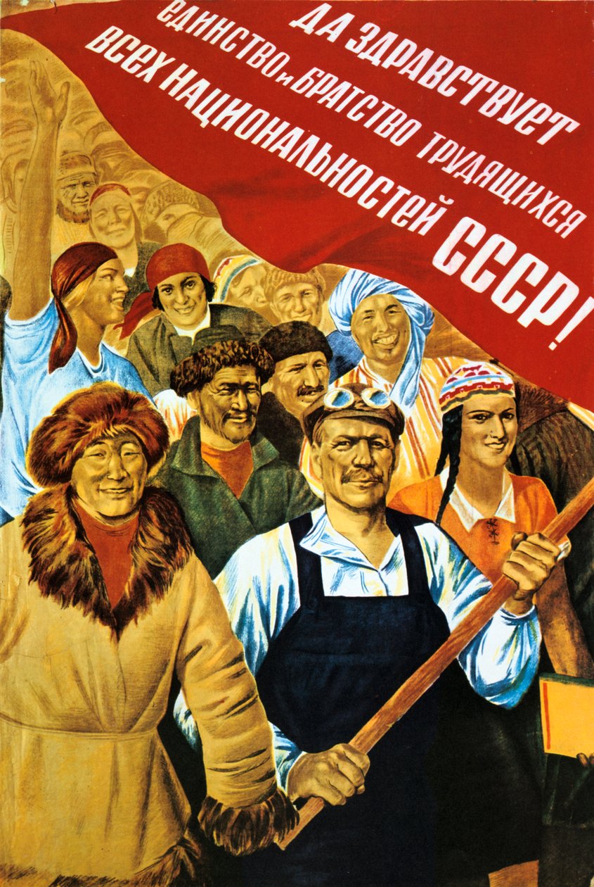 Sowjetisches politisches Plakat, 1934 von Unbekannt