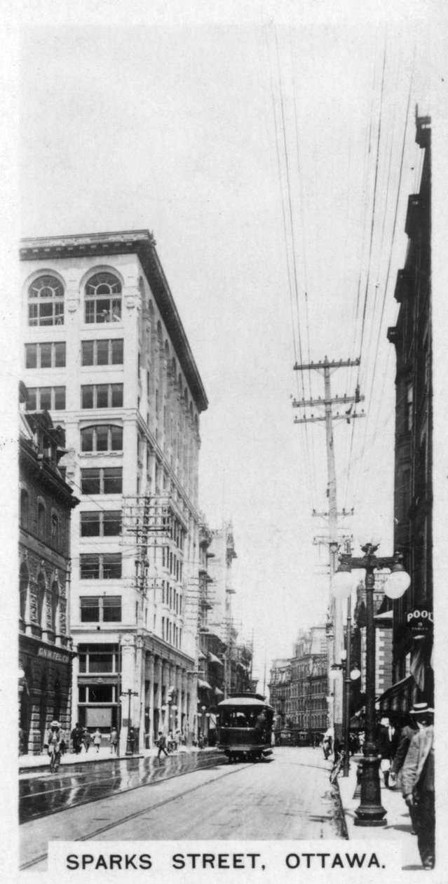 Sparks Street, Ottawa, Kanada, um 1920er Jahre von Unbekannt