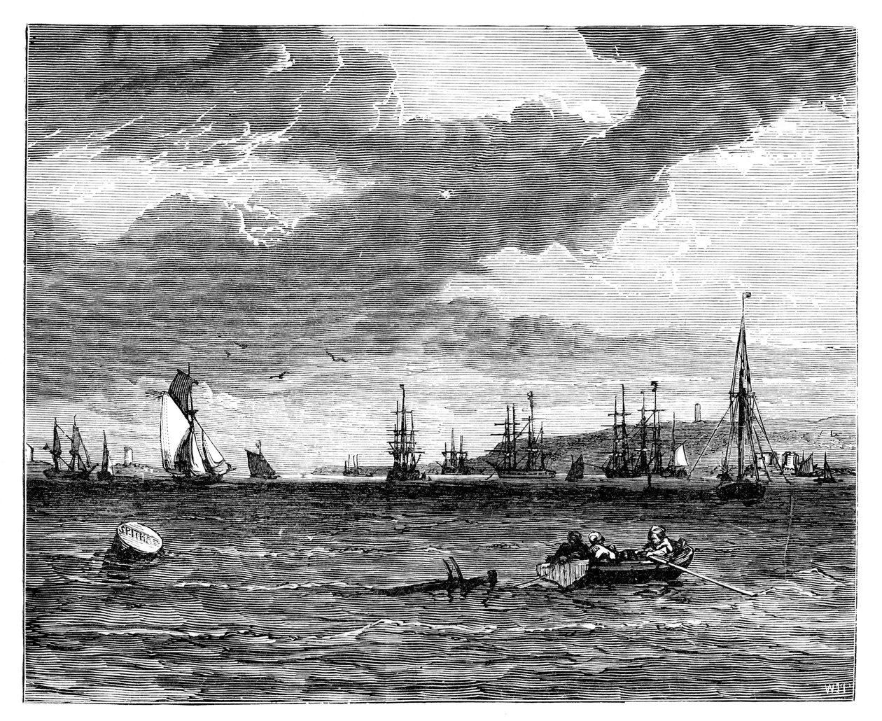 Spithead, Hampshire, ca. 1888 von Unbekannt