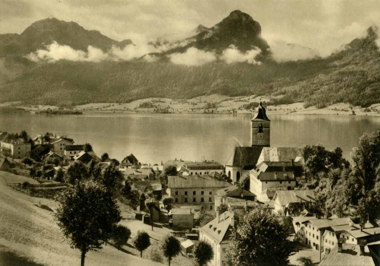 St. Wolfgang im Salzkammergut, Oberösterreich, ca. 1935 von Unbekannt