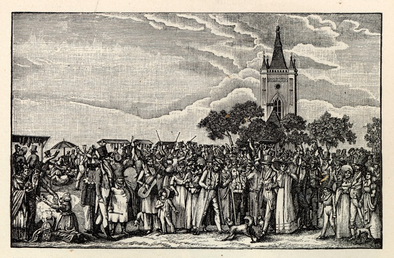 Stralauer Fischzug, ca. 1865 von Unbekannt