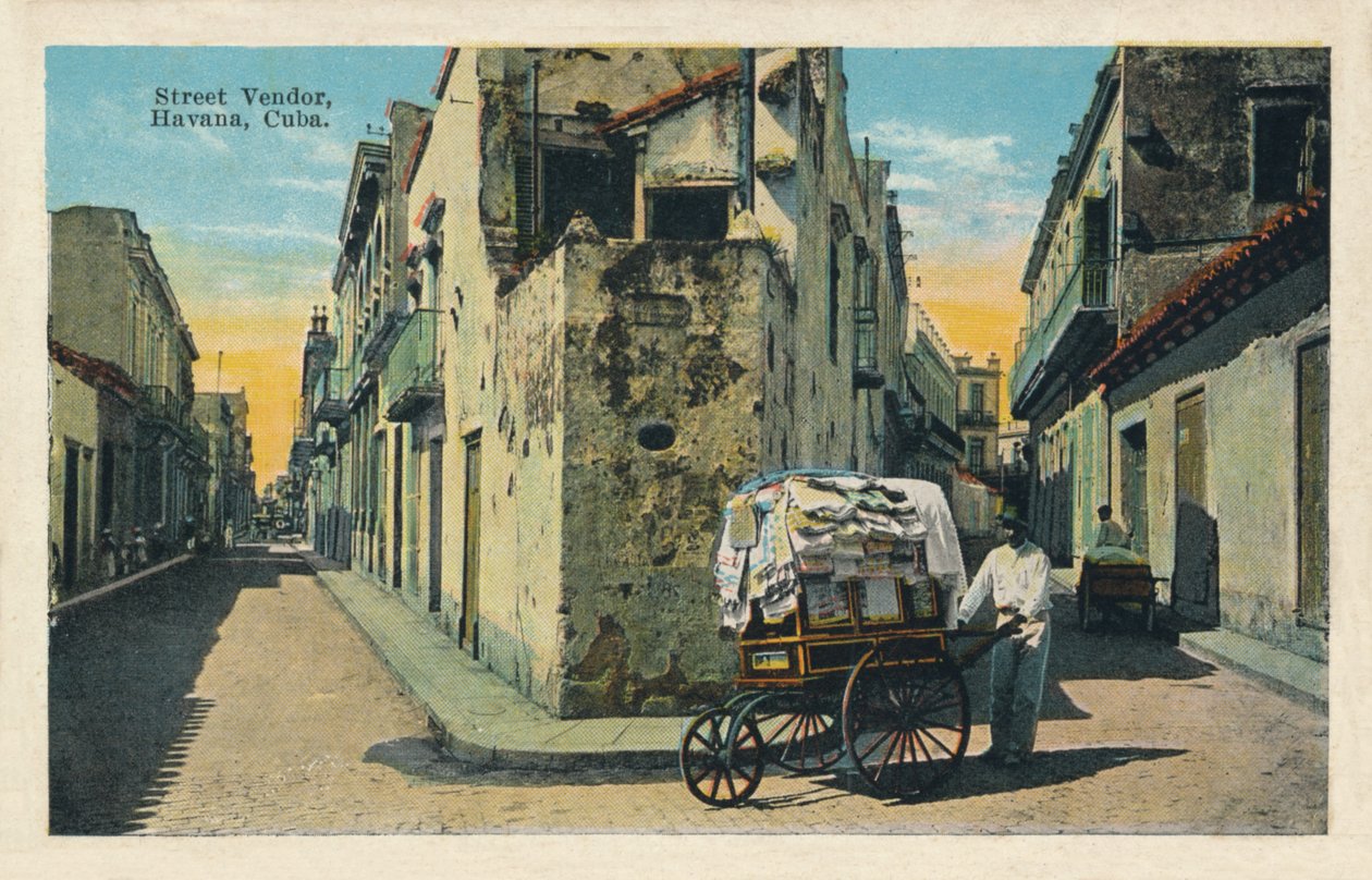 Straßenverkäufer, Havanna, Kuba, 1938 von Unbekannt