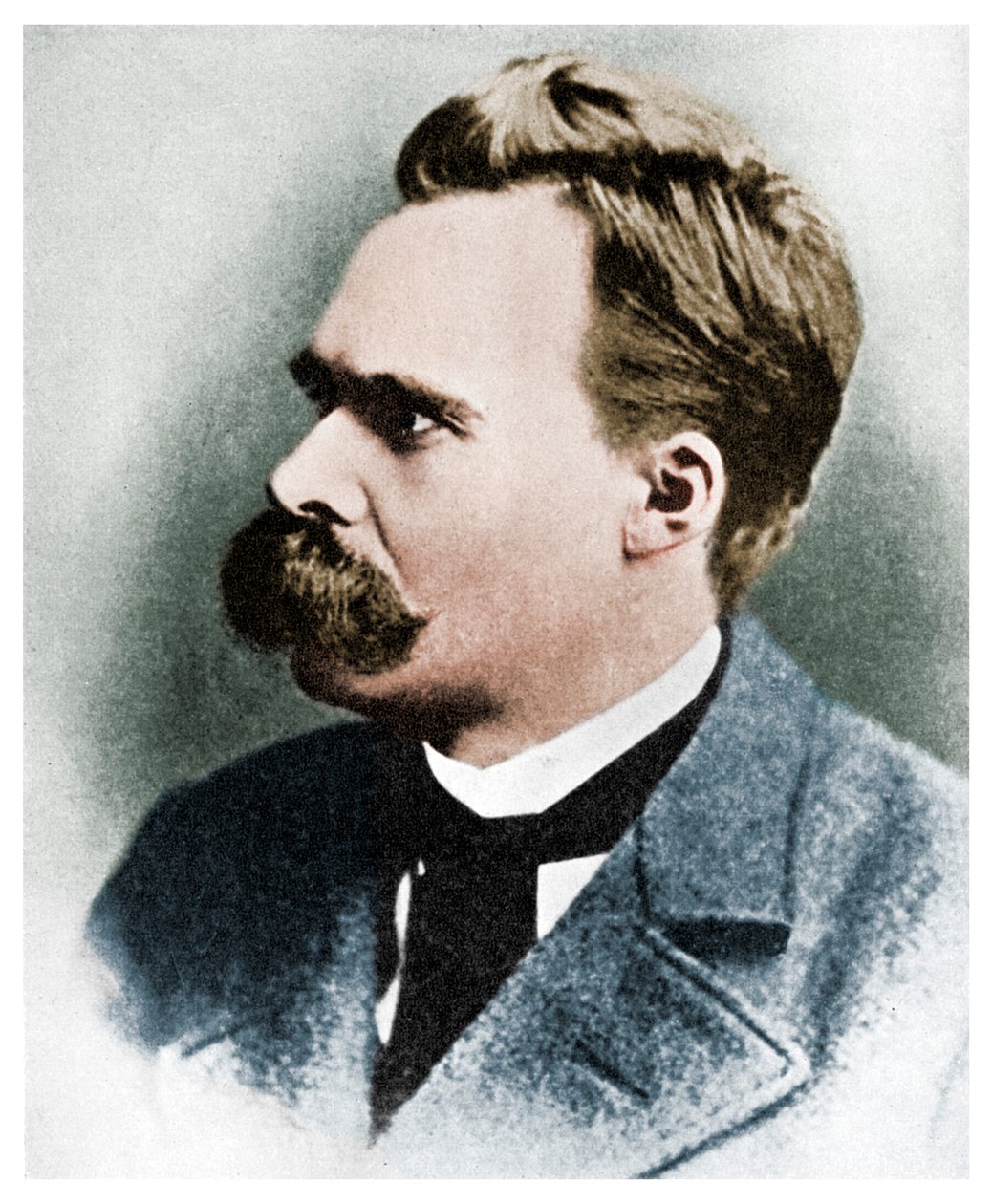 Übermensch: Friedrich Nietzsche, deutscher Philosoph, 19. Jahrhundert, 1956 von Unbekannt