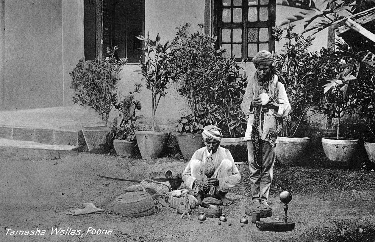 Tamasha Wallas, Pune Poona, Indien, frühes 20. Jahrhundert von Unbekannt