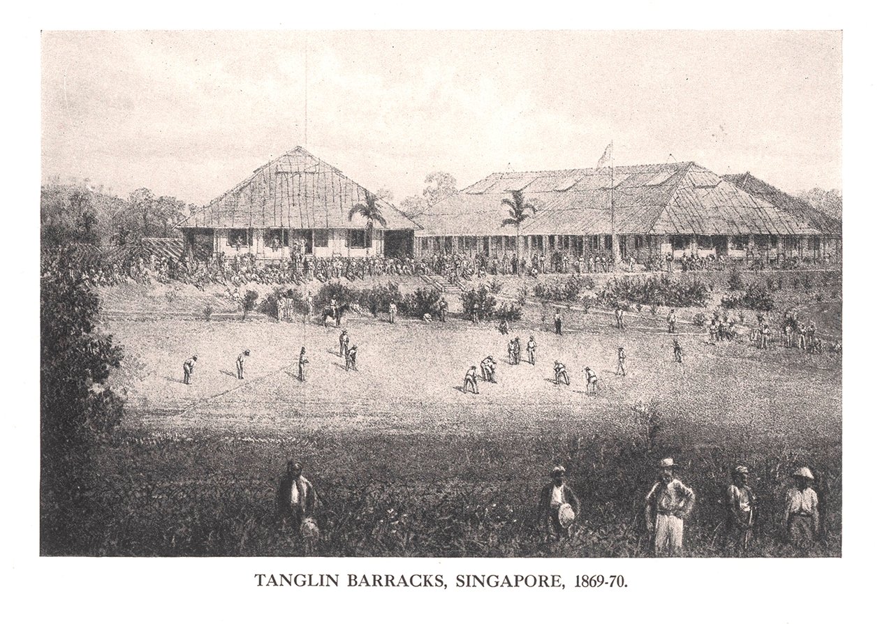 Tanglin-Kasernen, Singapur, 1869-1870, 1912 von Unbekannt