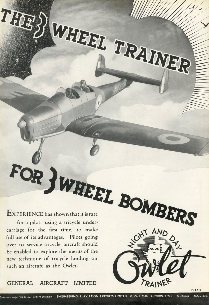Der 3-Rad-Trainer für 3-Rad-Bomber, 1941 von Unbekannt