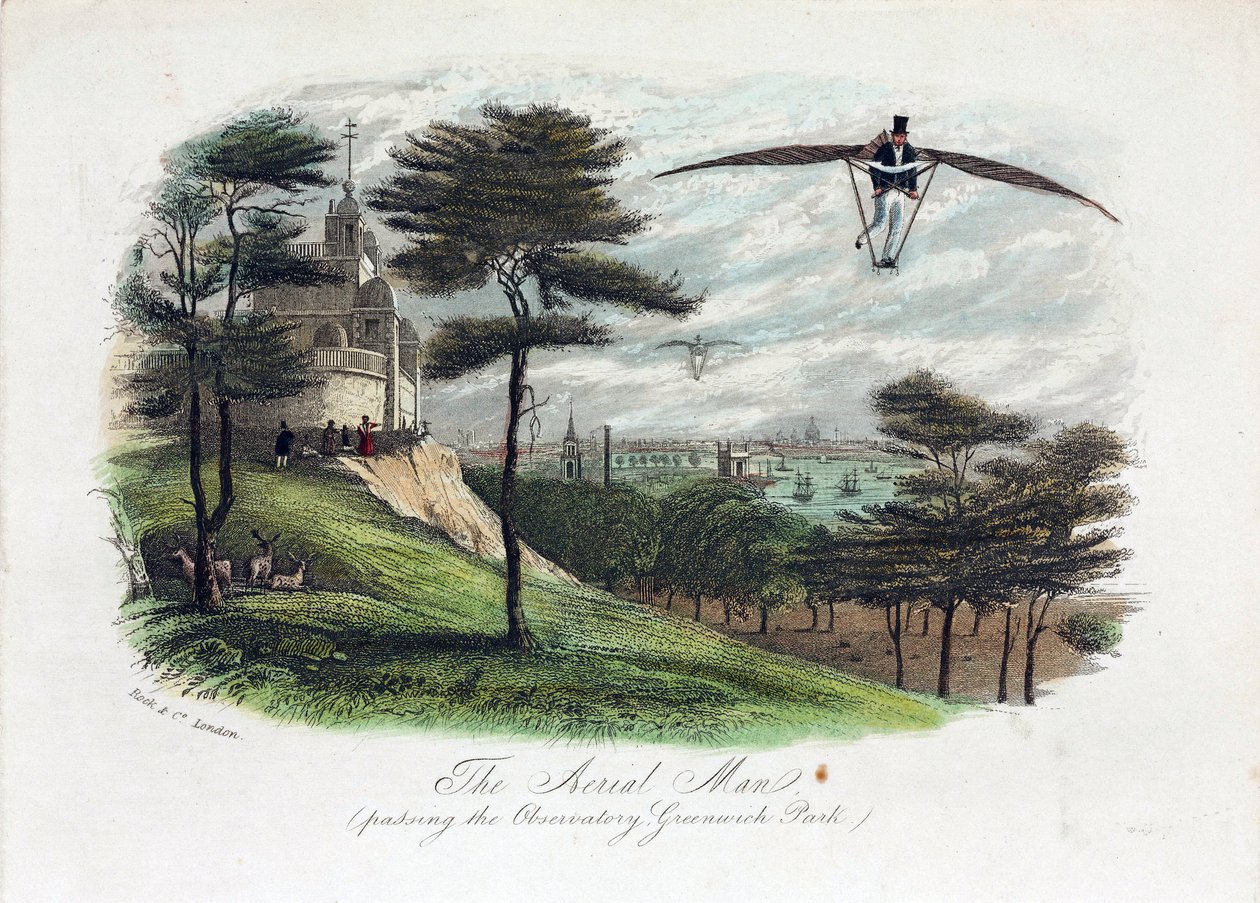 Der Luftmensch, Greenwich, London von Unbekannt