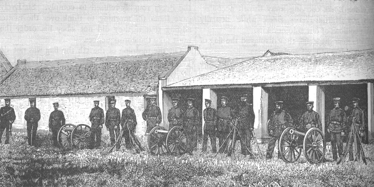 Die Artillerie der Südafrikanischen Republik, ca. 1880er Jahre von Unbekannt