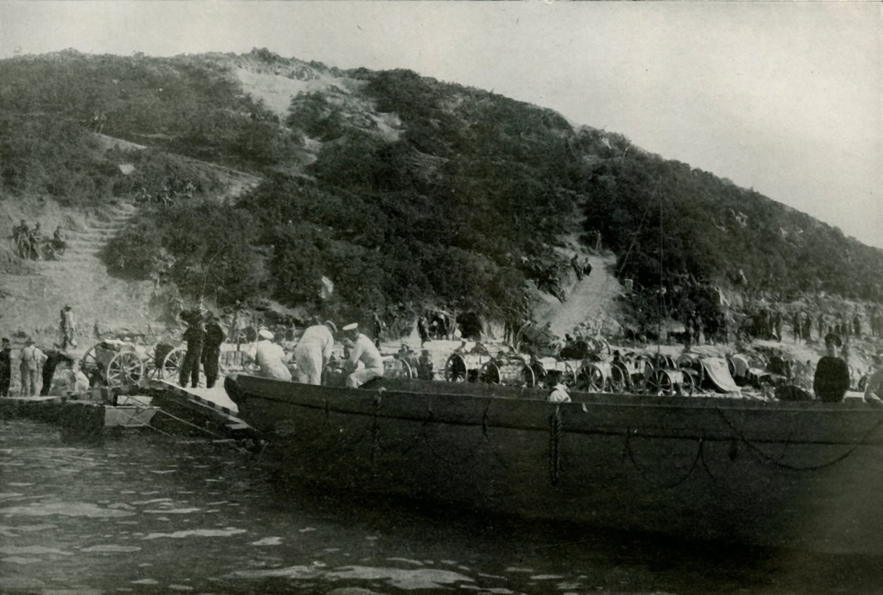 Der australische Landeplatz bei Gaba-Tepe, 1919 von Unbekannt
