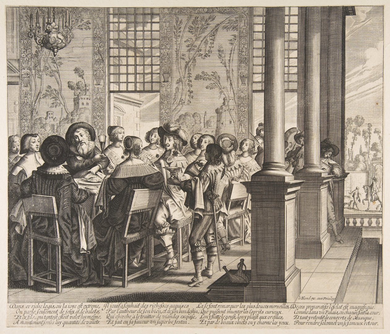 Das Festmahl für die Rückkehr des verlorenen Sohnes, ca. 1636 von Unbekannt