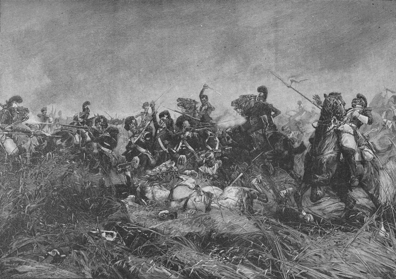 The Black Watch 42. Royal Highlanders bei Quatre Bras, 1902 von Unbekannt