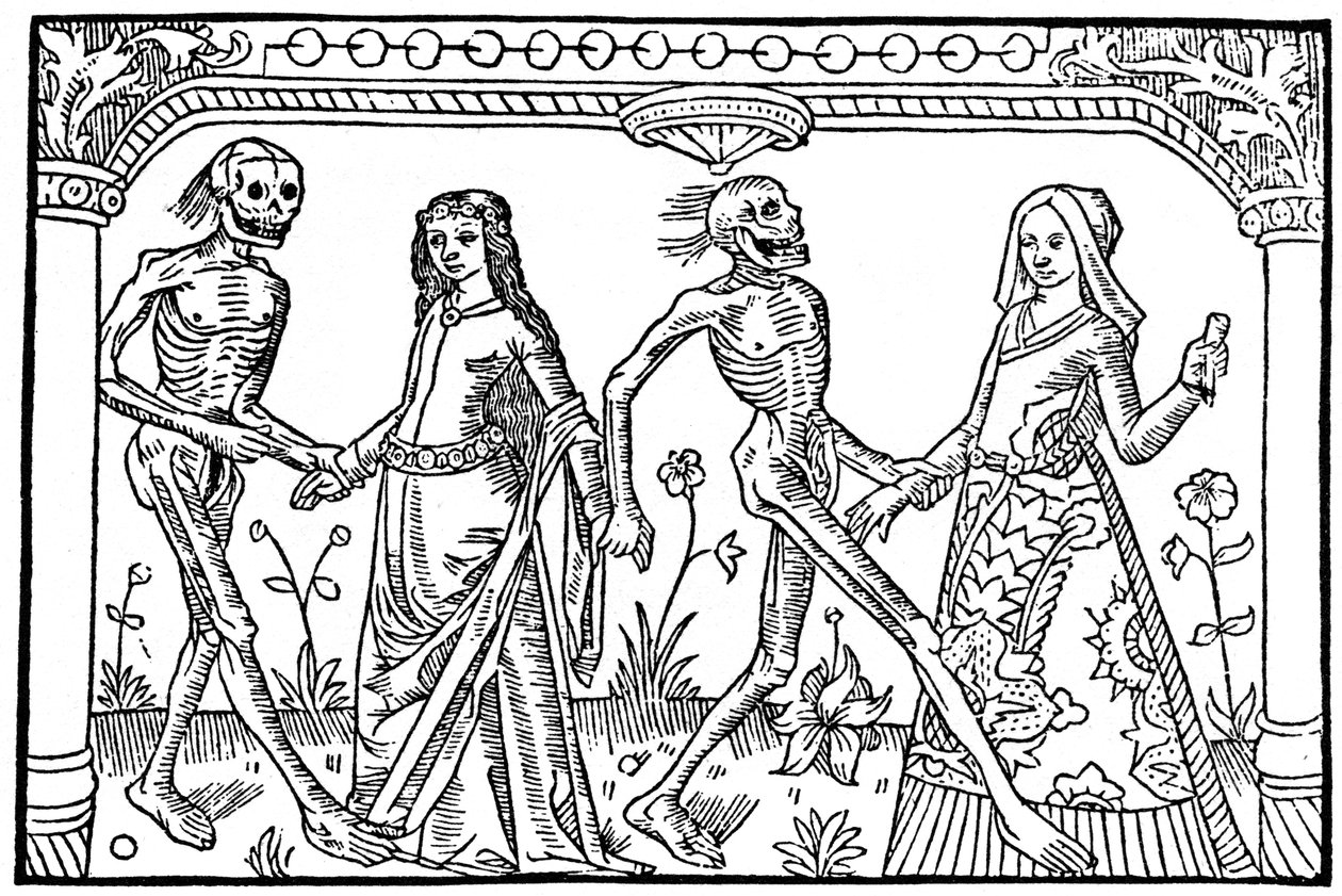 Die Braut, die Tochter der Freude und ihre toten Selbst, 1486 1964 von Unbekannt