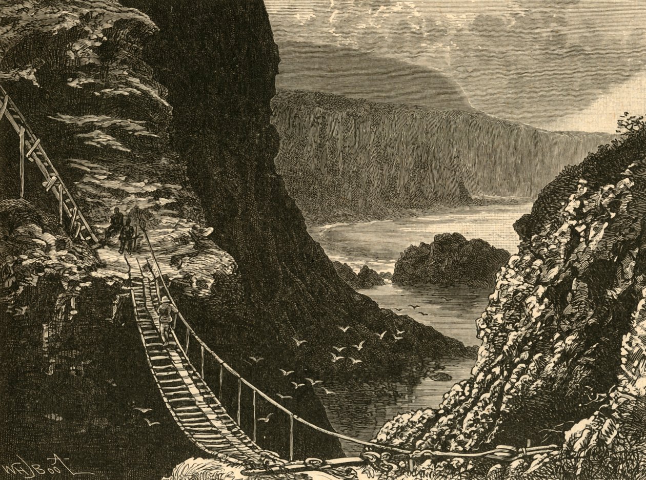 Die Brücke, Carrick-A-Rede, 1898 von Unbekannt