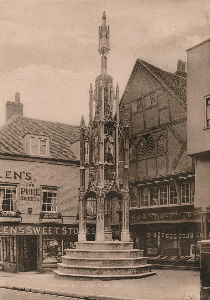 The Buttercross, Winchester, Hampshire, frühes 20. Jahrhundert von Unbekannt