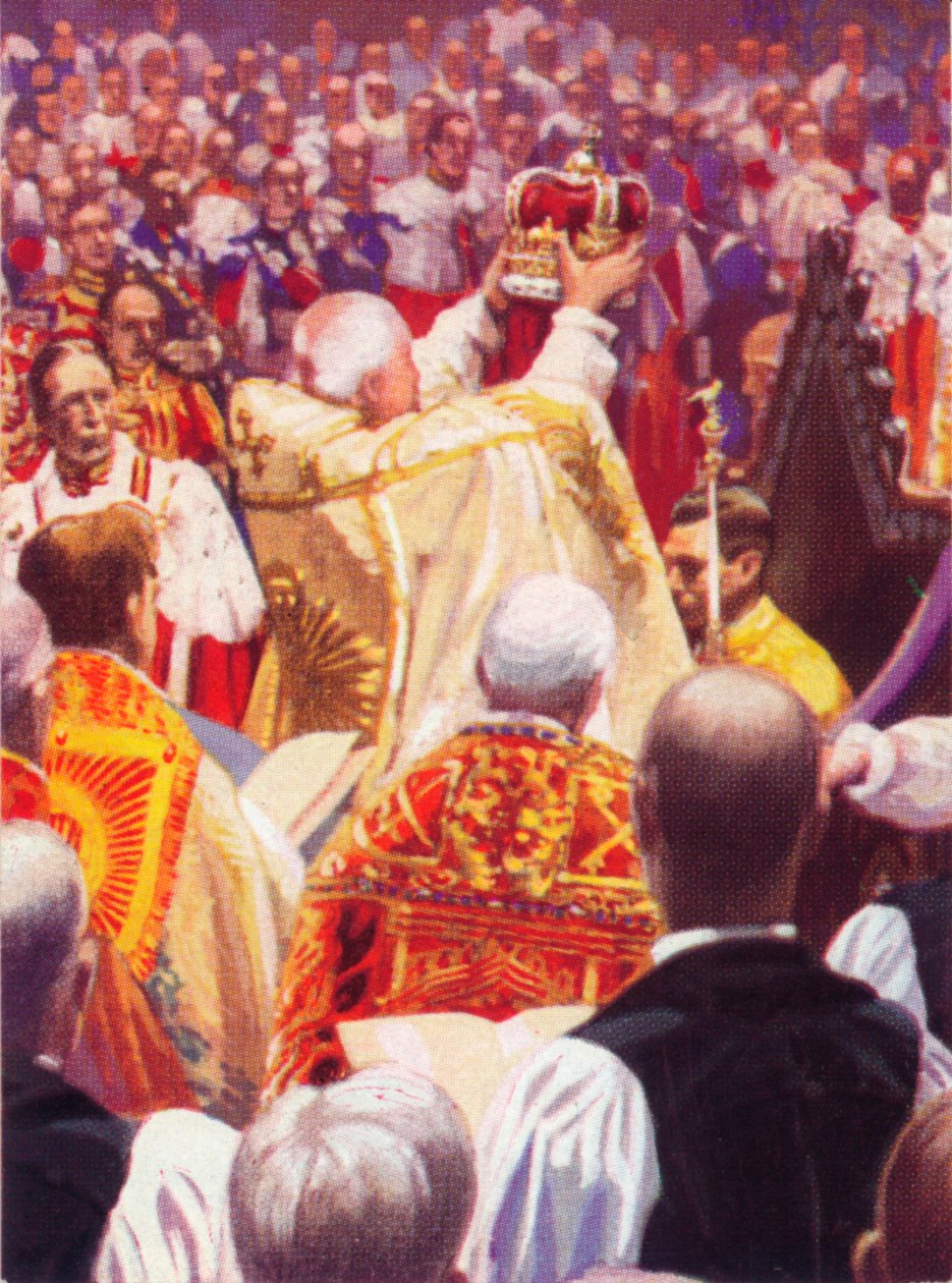 Die Krönung von König Georg VI. 1895-1952, 12. Mai 1937 von Unbekannt