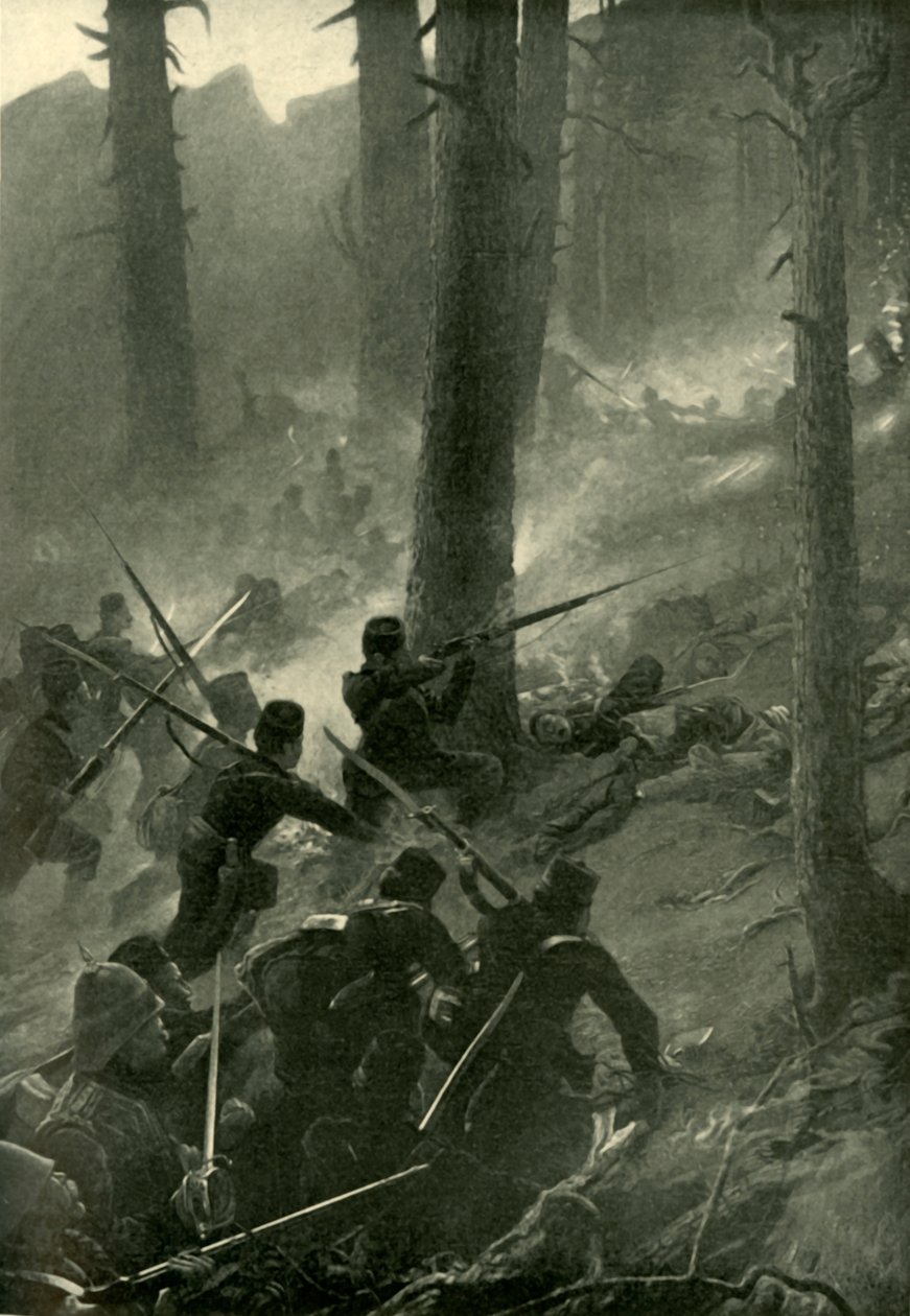 Der kühne Angriff auf den Spingawi Khotal, 2. Dezember 1878, 1901 von Unbekannt