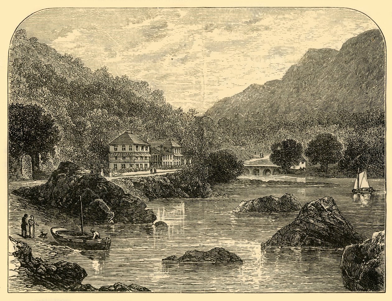 Das Eccles Hotel, 1898 von Unbekannt
