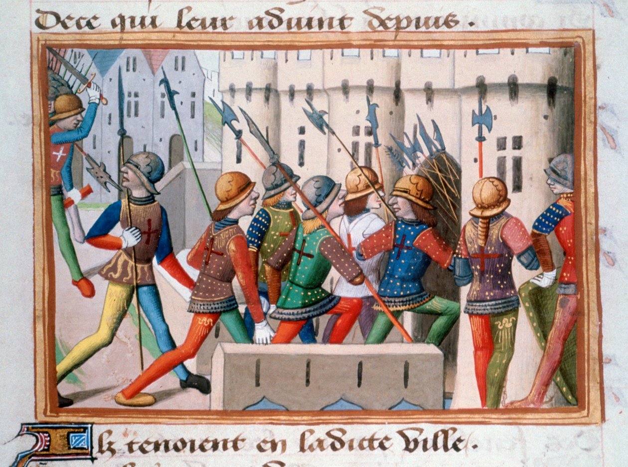 Die Engländer werden aus Paris vertrieben, April 1436, 1484 von Unbekannt